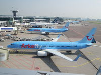 Amsterdam Schiphol Airport, Haarlemmermeer, near Amsterdam Netherlands (EHAM) - The gates off Arke  Fly - by Willem Goebel