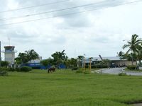 Hermanos Ameijeiras Airport - A small airport with two flights a week to Havana. - by www.nue-cuba.de