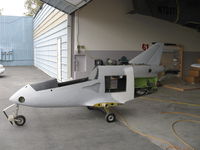 Santa Paula Airport (SZP) - Experimental BD-FLS MICROJET in-build, Quantum Turbine TJ100 Jet engine 265 lb max thrust with FADEC, expected VNE 250 KIAS, 2,750 fpm sea-level climb rate  - by Doug Robertson