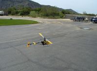 Santa Paula Airport (SZP) - T-REX Radio-controlled Helicopter, forward flight upwind - by Doug Robertson