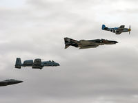 Nellis Afb Airport (LSV) - Why I didn't bother with too many in-flight group shots - too dark! - by Brad Campbell
