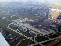 Paris Orly Airport, Orly (near Paris) France (LFPO) - Overhead Paris Orly international airport - by Guy DIDIER