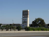Oxnard Airport (OXR) - Oxnard Airport  Terminal Entry Sign on 5th Street, Airport center.-No airline feeder service since Summer 2010. - by Doug Robertson