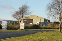 Swansea Airport, Swansea, Wales United Kingdom (EGFH) - Drive leading to Swansea Airport. - by Roger Winser