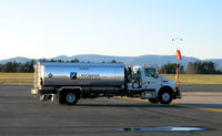 Charlottesville-albemarle Airport (CHO) - Landmark aviation fuel truck - by Ronald Barker