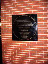 Charlottesville-albemarle Airport (CHO) - CHO airport Plaque - by Ronald Barker