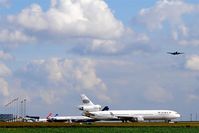 Leipzig/Halle Airport, Leipzig/Halle Germany (EDDP) - Lufthansa´s JU 52 is leaving rwy 26L for a pleasure flight... - by Holger Zengler