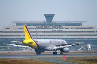 Cologne Bonn Airport, Cologne/Bonn Germany (EDDK) - Departure on rwy 32R in front of CGN main building. - by Holger Zengler