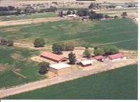 Darrow Field Airport (26NV) - view of hanger and part of runway 16 - by (owner) Thomas Darrow