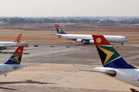 OR Tambo International Airport, Johannesburg South Africa (FAJS) - Africa has the most beautiful tails! - by Micha Lueck