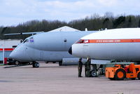 X3BR Airport - De Havilland DH106 Comet 4C G-CPDA and Hawker Siddeley Nimrod MR.2 XV226 at the Cold War Jets open day, Bruntingthorpe - by Chris Hall