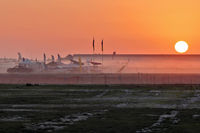 Lakeland Linder Regional Airport (lal) - Sunrise at 2012 Sun N Fun - by Terry Fletcher