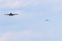 Chicago O'hare International Airport (ORD) - It is always a beautiful thing to see 3 jumbos lined up, in 60 second intervals for one runway at O'Hare. - by Mark Kalfas