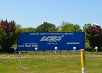 Lorain County Regional Airport (LPR) - The entrance sign at Lorain County Regional Airport, May 19th, 2012.  - by aeroplanepics0112