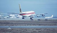 Los Angeles International Airport (lax) - Continental 720 landing in 1968 - by Roland Penttila