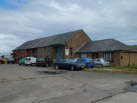 X5KB Airport - RAF Kirkbride MT Section Vehicle Shed and Office.  - by Chris Hall