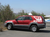 Santa Paula Airport (SZP) - Seen at SZP-Red Bird Flight Simulation Training-advertising vehicle based at OXR. - by Doug Robertson