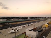 Jack Northrop Field/hawthorne Municipal Airport (HHR) - Hawthorne airport on a warm July evening - by Nick Taylor