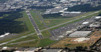 Teterboro Airport (TEB) - An aerial view of Teterboro airport in the northerly approach path to EWR. - by Daniel L. Berek