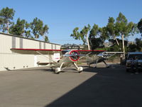 Santa Paula Airport (SZP) - Aviation Museum of Santa Paula First Sunday Open House & Fly-In, Howard DGA-15P 'Mr. Hooligan' N5224N & Dickenson-HOWARD DGA-21 'Mr. Dickenson' N273MD on display on Museum ramp - by Doug Robertson