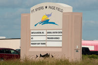 Page Field Airport (FMY) - South Entrance - by Mauricio Morro