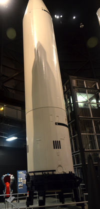 Wright-patterson Afb Airport (FFO) - AF museum  Jupiter missile - by Ronald Barker