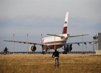 Leipzig/Halle Airport, Leipzig/Halle Germany (EDDP) - Four biker and a jet...... - by Holger Zengler