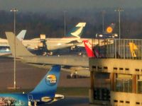 Manchester Airport, Manchester, England United Kingdom (EGCC) - Looks like some heavy freight passing through MAN - by Guitarist