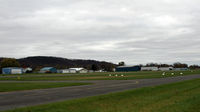 William T. Piper Memorial Airport (LHV) - This is an overview of the airport from the southern apron. - by Daniel L. Berek