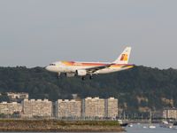 San Sebastián Airport - IB from MADRID landing - by Jean Goubet-FRENCHSKY