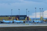 Leipzig/Halle Airport, Leipzig/Halle Germany (EDDP) - DHL Air Hub Leipzig on a sunday afternoon.... - by Holger Zengler