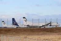 Leipzig/Halle Airport, Leipzig/Halle Germany (EDDP) - A bunch of small freighters from west and east... - by Holger Zengler
