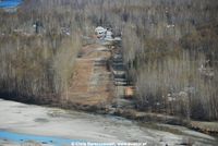 Talkeetna Village Strip Airport (AK44) - Aerial pic of the runway Village Airstrip - by Chris Barszczewski