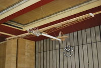 Tempelhof International Airport (closed), Berlin Germany (EDDI) - Glider hanging in the terminal at Berlin Tempelhof.  - by moxy