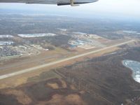 Griffith-merrillville Airport (05C) - Departing Griffith, looking to the NE. - by Bob Simmermon