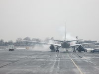 John F Kennedy International Airport (JFK) - An American Airlines Aircraft undergoing de-icing at John F Kennedy International Airport (JFK) - by Jonas Laurince