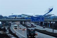 Leipzig/Halle Airport, Leipzig/Halle Germany (EDDP) - Giant´s transfer from apron 3 to apron 2 via whisky 1.... - by Holger Zengler