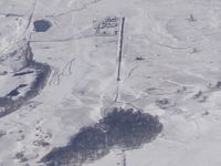 Burkes Garden Airport (VA07) - Looking east from 10,000 ft. - by Bob Simmermon