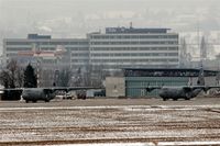 Stuttgart Echterdingen Airport, Stuttgart Germany (EDDS) - View to military part of STR opposite to terminal buildings... - by Holger Zengler