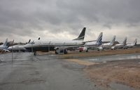 Bournemouth Airport, Bournemouth, England United Kingdom (EGHH) - An echelon of 737s at European - by John Coates
