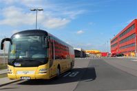 Leipzig/Halle Airport, Leipzig/Halle Germany (EDDP) - At DHL Air Hub main gate.... - by Holger Zengler