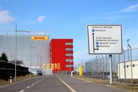 Leipzig/Halle Airport, Leipzig/Halle Germany (EDDP) - DHL Air Hub hangar and red administration building... - by Holger Zengler