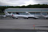 Geneva Cointrin International Airport - Some visitors for EBACE, taken from the Aerobistro. - by Carl Byrne (Mervbhx)