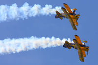 Sywell Aerodrome Airport, Northampton, England United Kingdom (EGBK) - G-PIII and G-IIIP displaying at AeroExpo 2013 - by Chris Hall