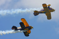 Sywell Aerodrome Airport, Northampton, England United Kingdom (EGBK) - G-PIII and G-IIIP displaying at AeroExpo 2013 - by Chris Hall