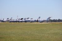 Executive Airport (ORL) - NBAA overflow parking - by Florida Metal