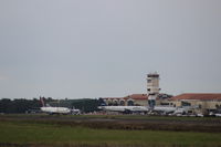Cibao International Airport (Santiago Municipal) - Airport view. Delta Air Lines Boeing 737-800 (N3747D), American Eagle ATR-72 (N322AC), JetBlue Airbus A320 (N662JB), Copa Colombia Embraer ERJ-190 (HK-4454) - by Luis Miguel Sánchez Santillán