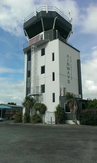 Hamilton International Airport, Hamilton New Zealand (NZHN) - Central tower - great airport easy access to lots of areas to see and take photos. Terminal area one of the worst areas. - by magnaman