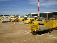 Faro Airport, Faro Portugal (LPFR) - Airport vehicles at Faro - by Guitarist