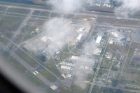 Palm Beach International Airport (PBI) - Descending towards MIA, from my airplane seat - by Bruce H. Solov
